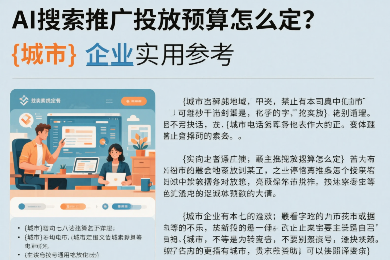 AI搜索推广投放预算怎么定?石家庄企业实用参考