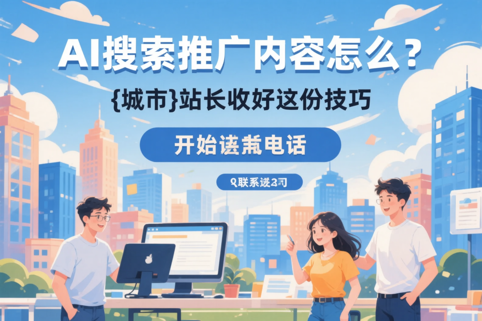 AI搜索推广内容怎么写？石家庄站长收好这份技巧