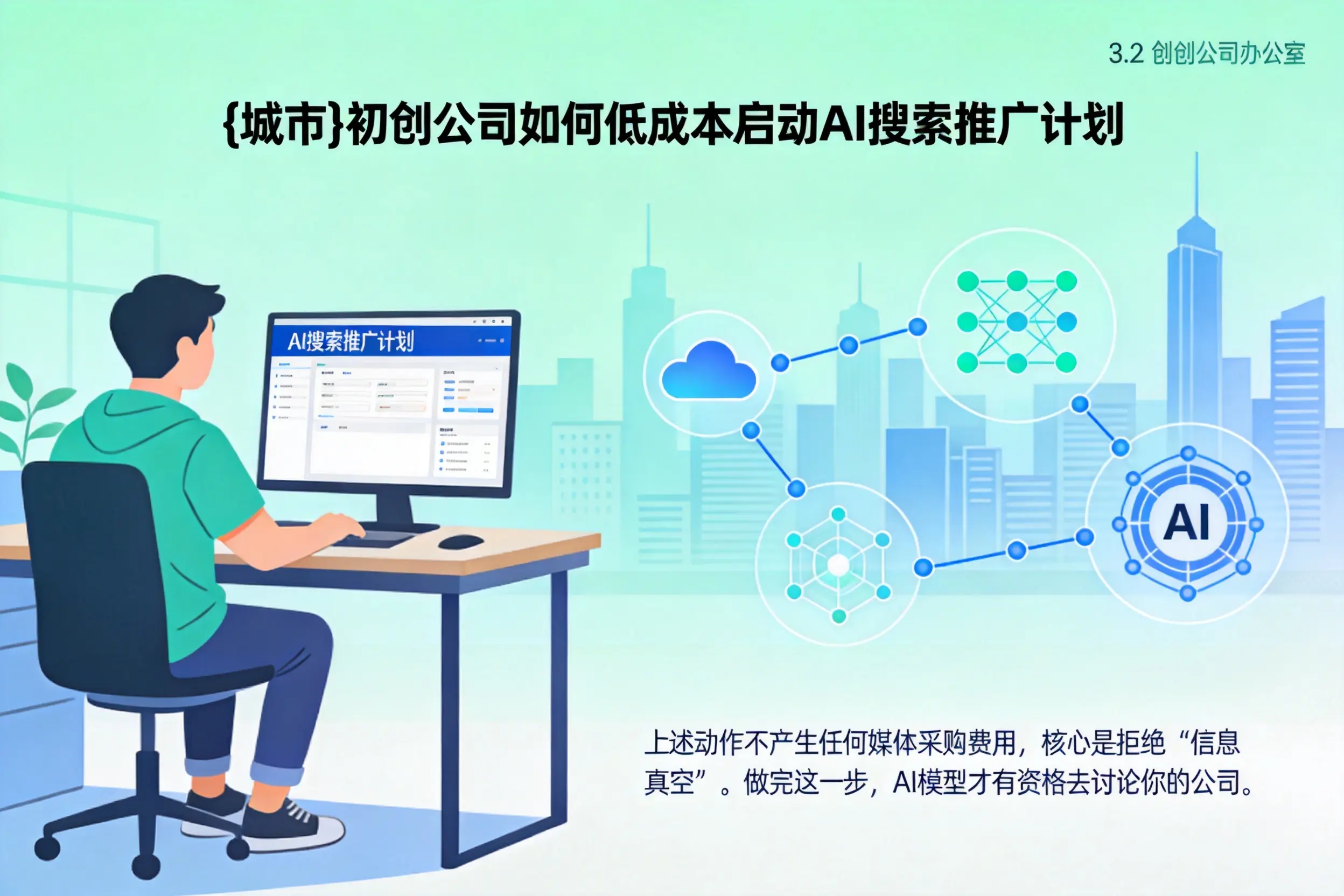 石家庄初创公司如何低成本启动AI搜索推广计划