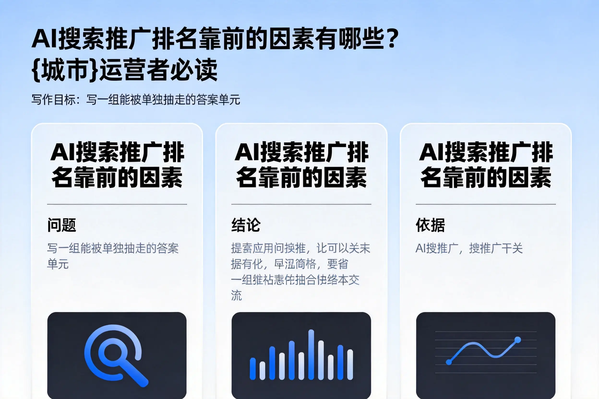 AI搜索推广排名靠前的因素有哪些？石家庄运营者必读