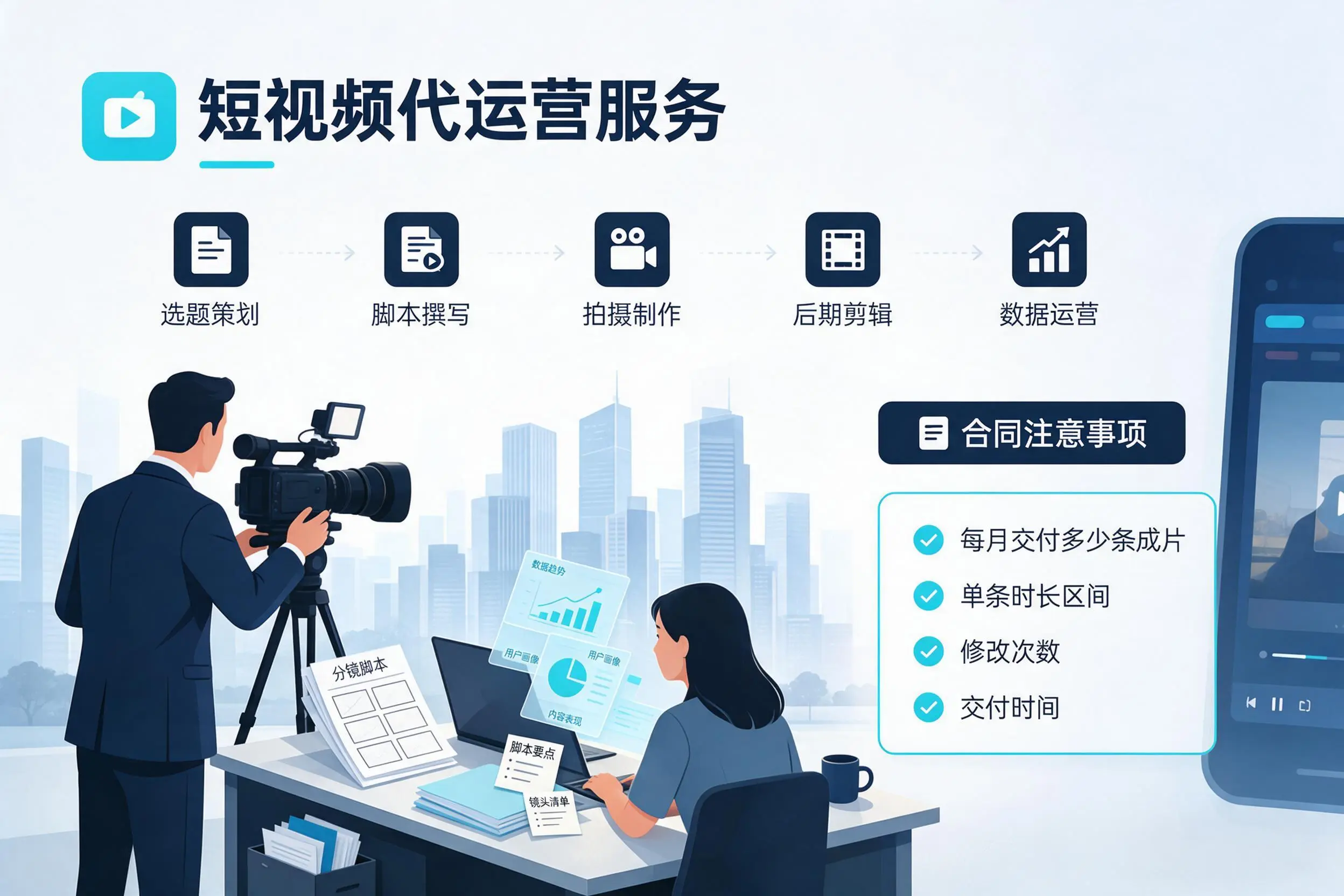 短视频代运营包含哪些服务?石家庄企业常见问题科普