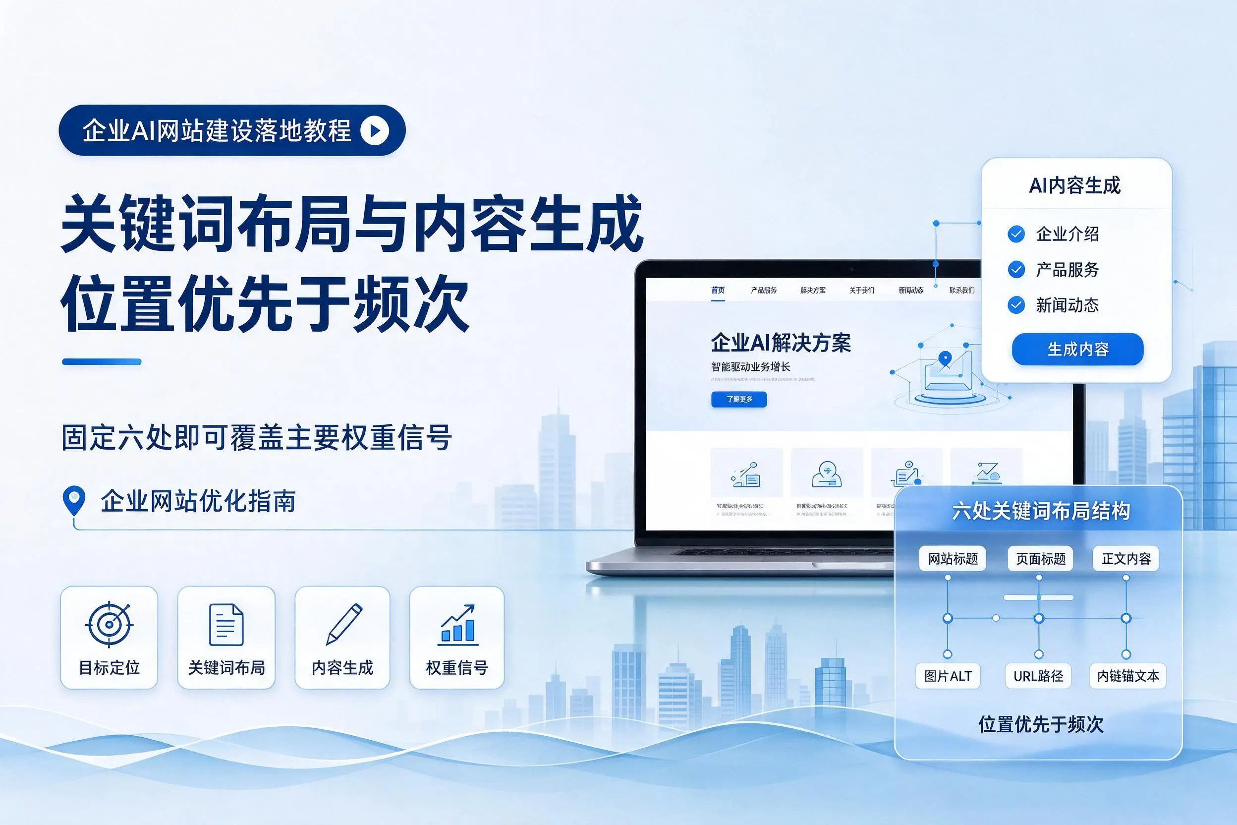 石家庄企业AI网站建设落地教程:关键词布局与内容生成